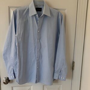 Alton Lane Mens Light Blue Dress Shirt Light Blue